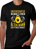 Fitness Old Man Graphic Tee