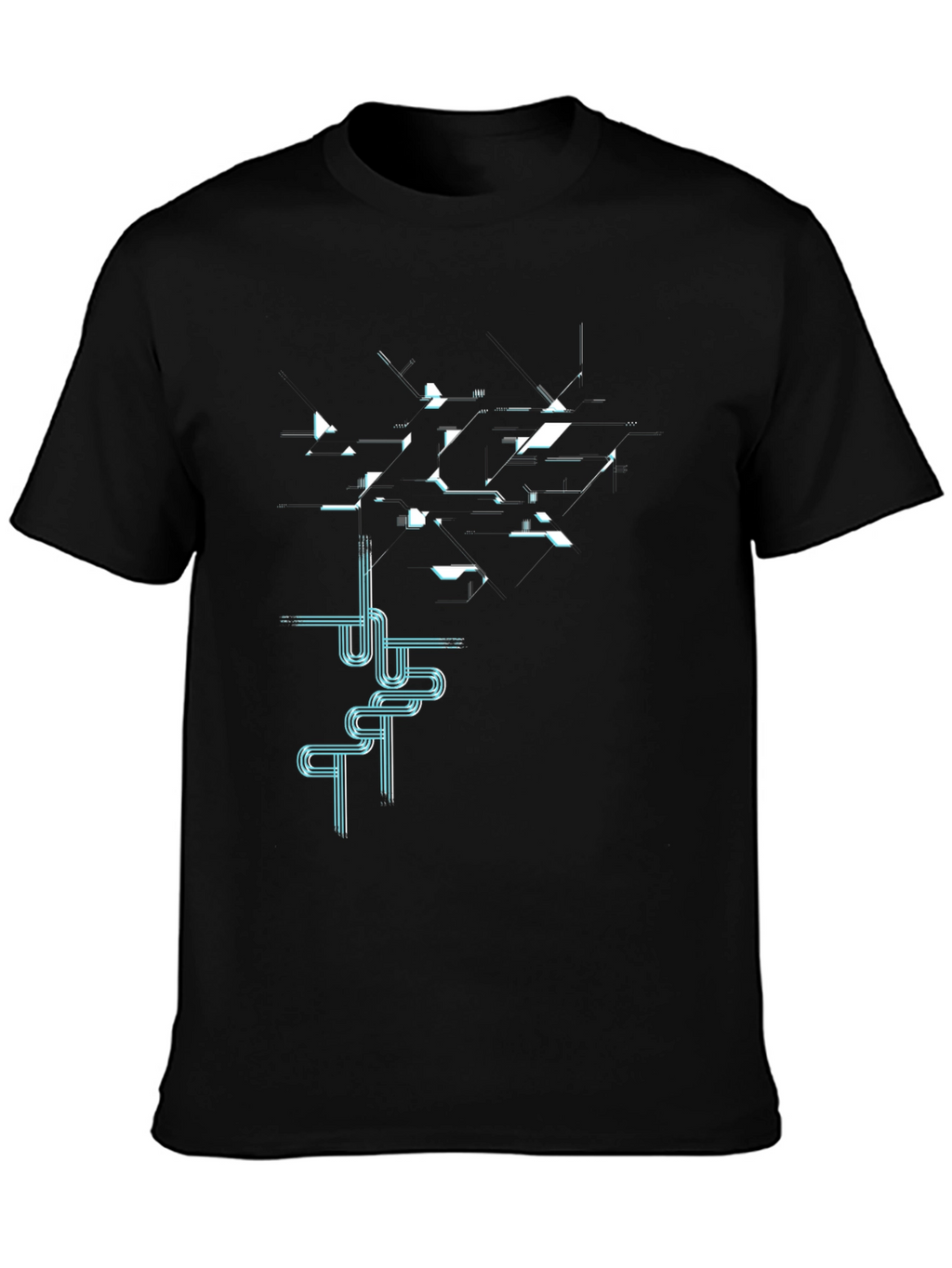 Cyberpunk Circuitry Tee - Techwear Style