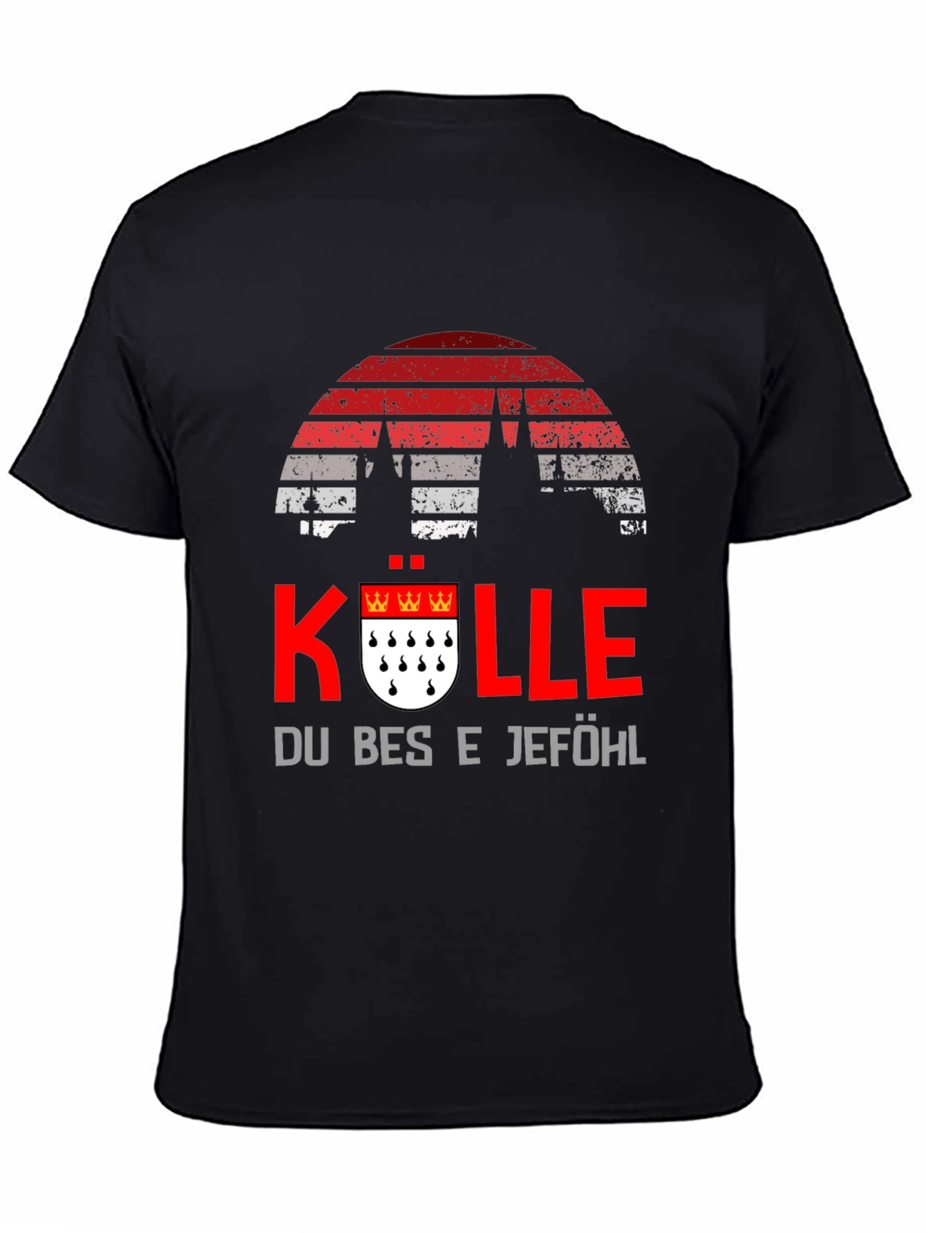 Köln T-Shirt - Cologne Cathedral Silhouette German Pride