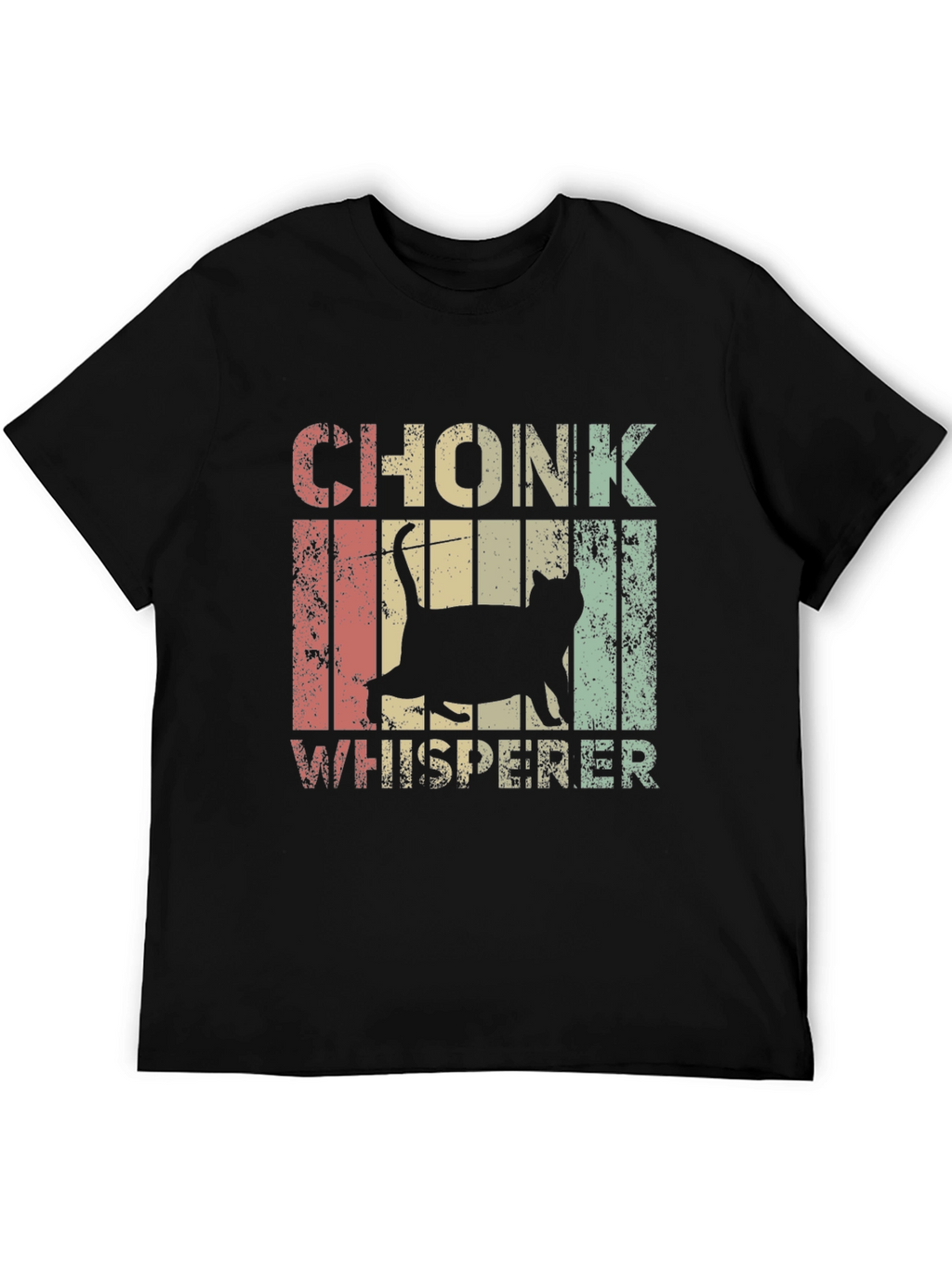 Chonk Whisperer Cat Graphic T-Shirt