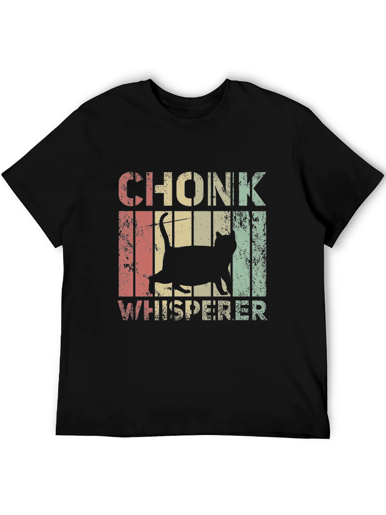 Chonk Whisperer Cat Graphic T-Shirt