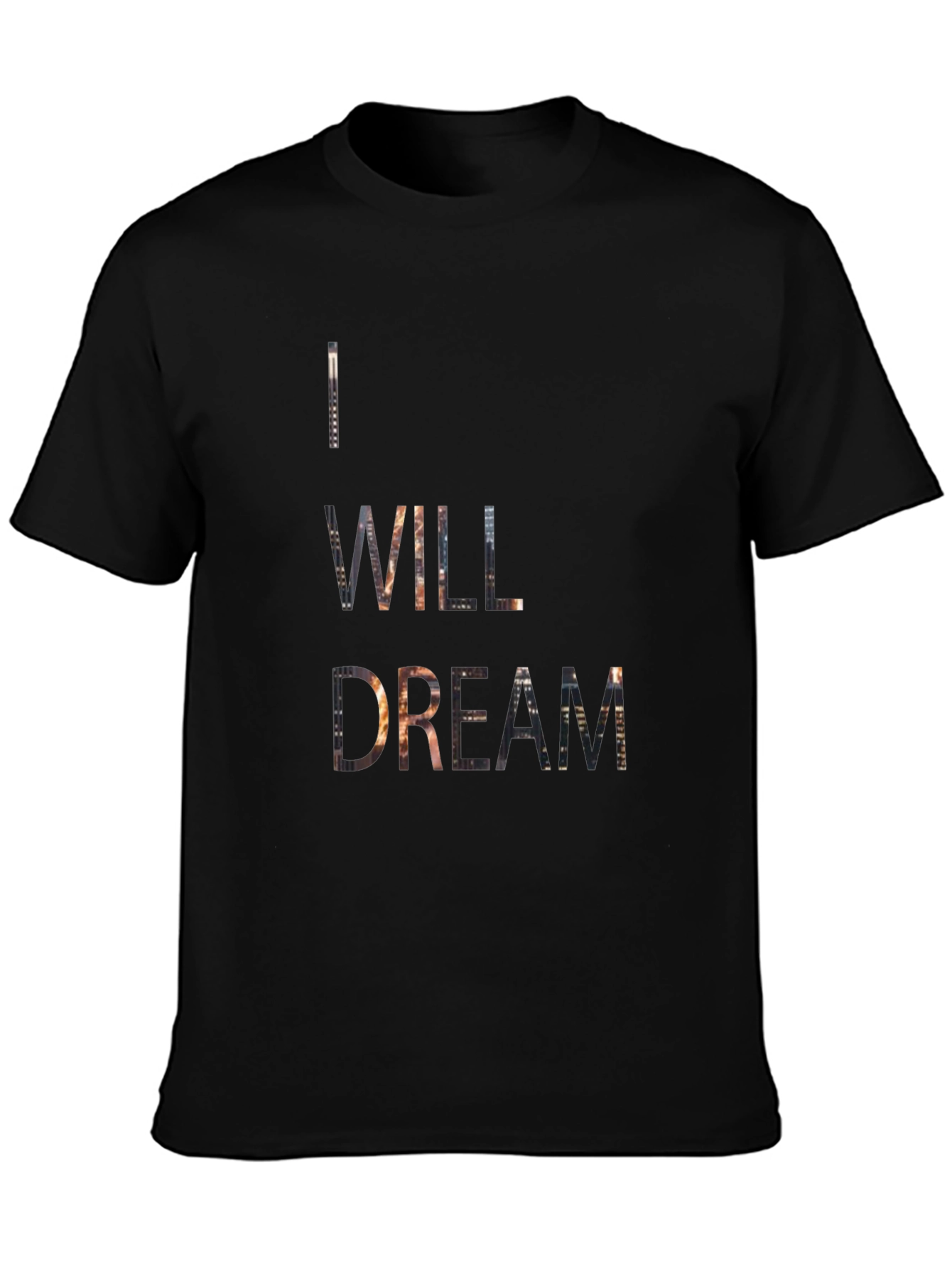 I Will Dream Graphic Tee - Mens Black T-Shirt