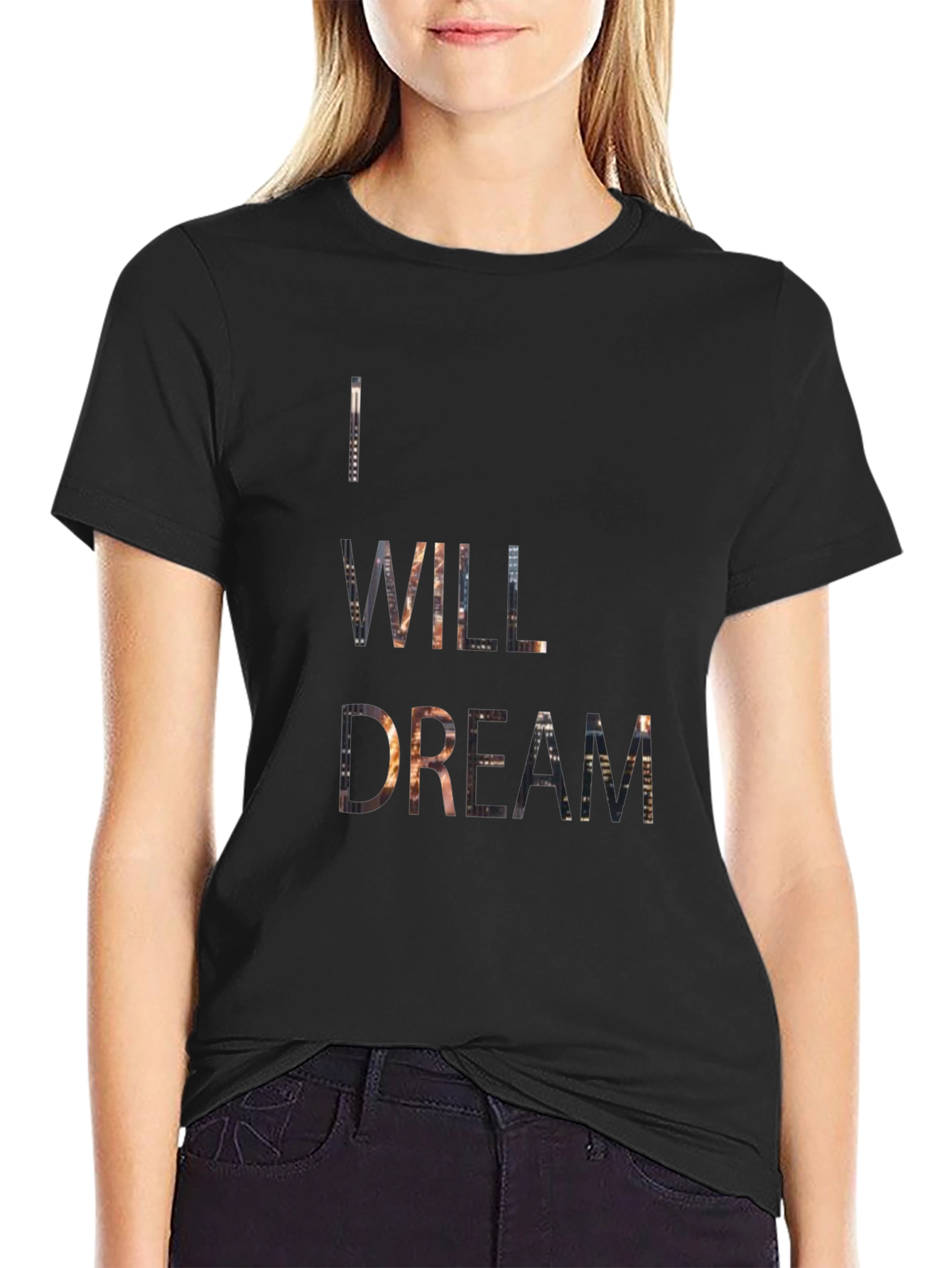 I Will Dream Graphic Tee - Mens Black T-Shirt