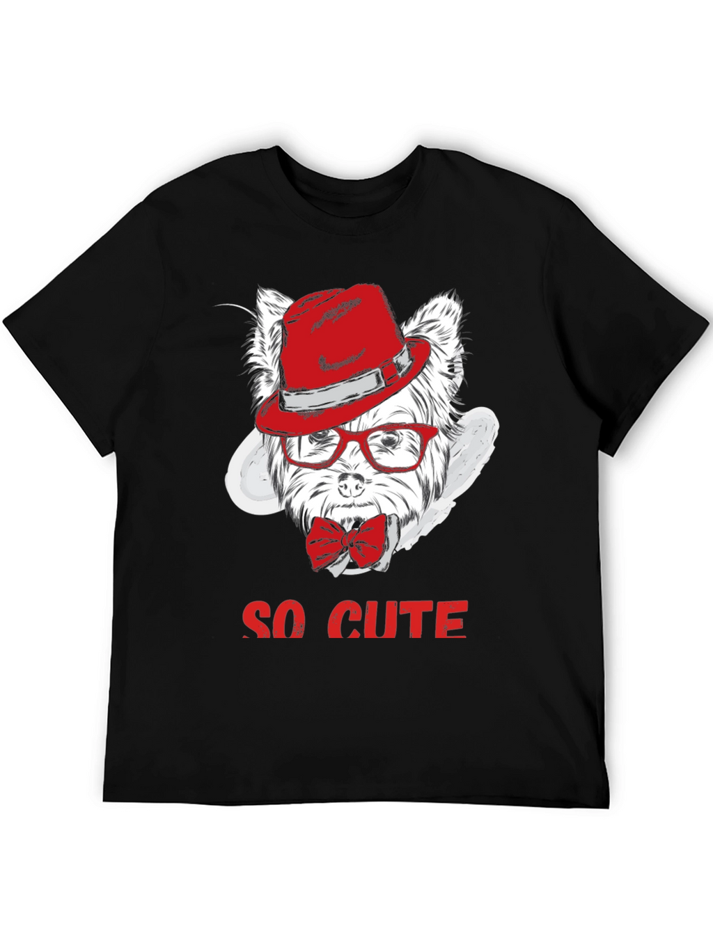 Cool Dog Graphic Tee - So Cute!