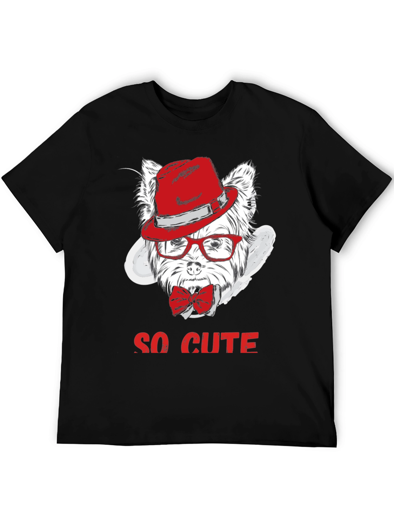 Cool Dog Graphic Tee - So Cute!