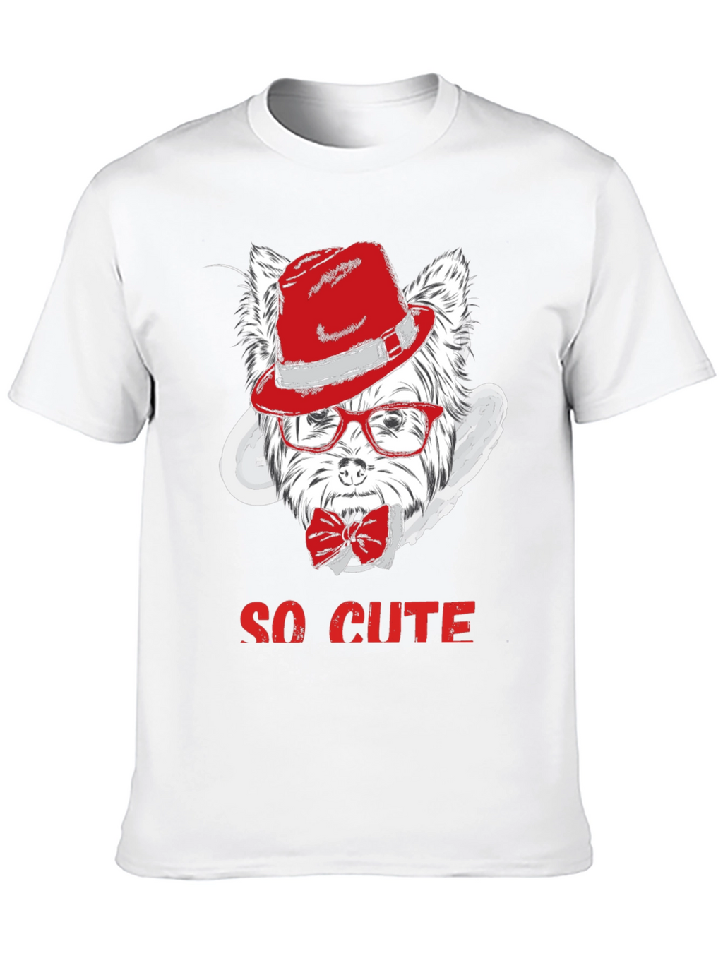 Cool Dog Graphic Tee - So Cute!