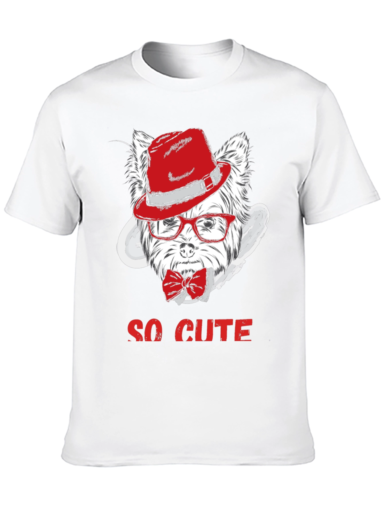 Cool Dog Graphic Tee - So Cute!