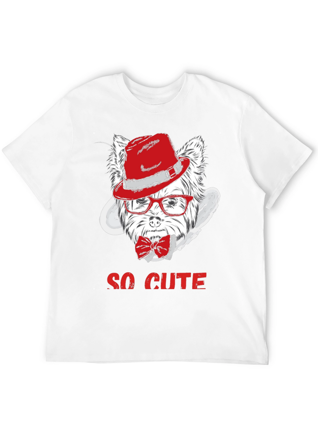 Cool Dog Graphic Tee - So Cute!