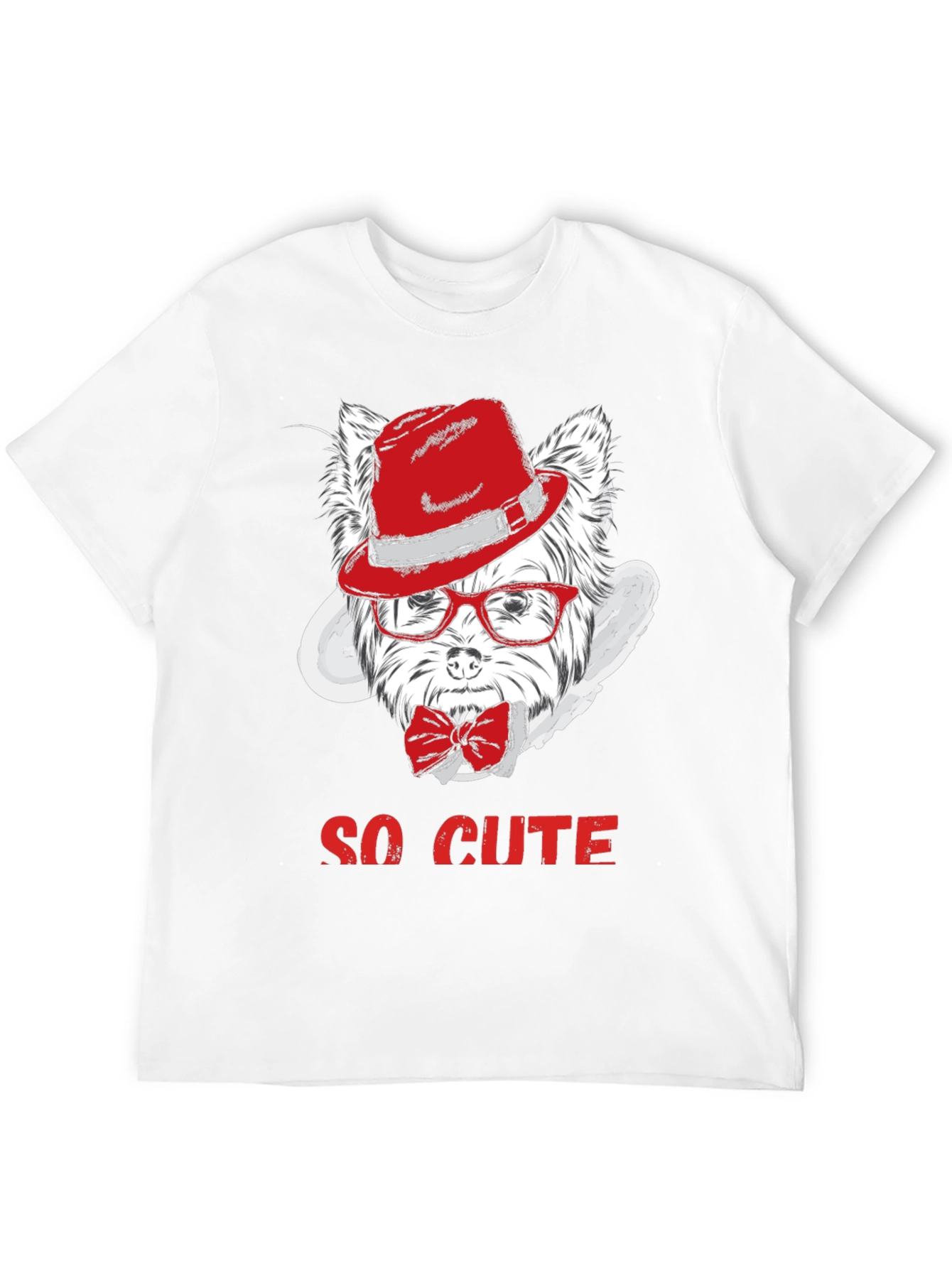 Cool Dog Graphic Tee - So Cute!