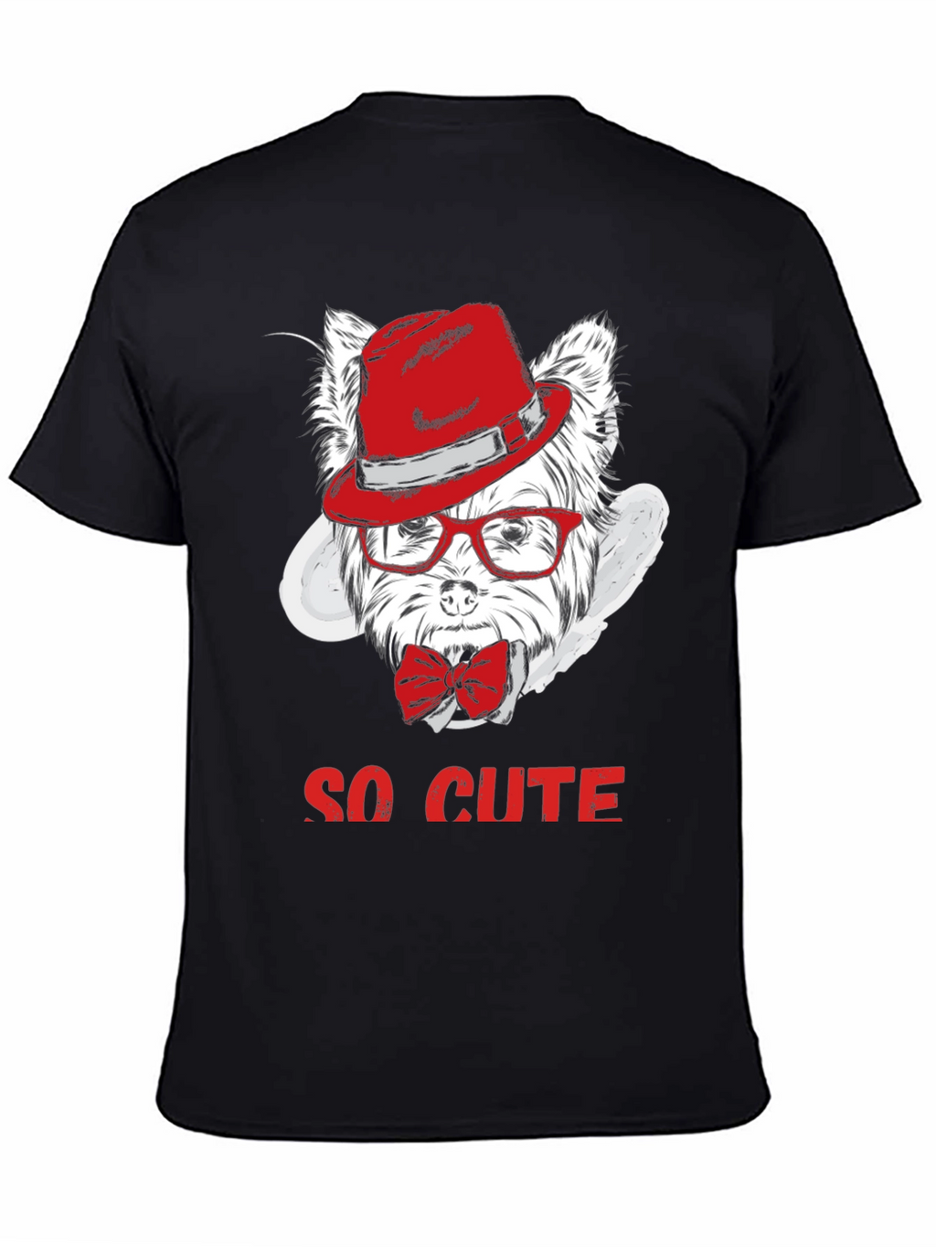 Cool Dog Graphic Tee - So Cute!