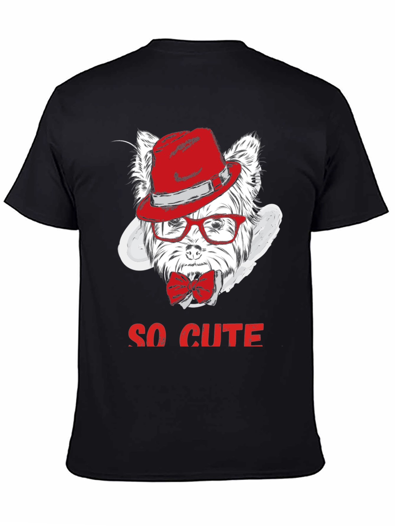 Cool Dog Graphic Tee - So Cute!