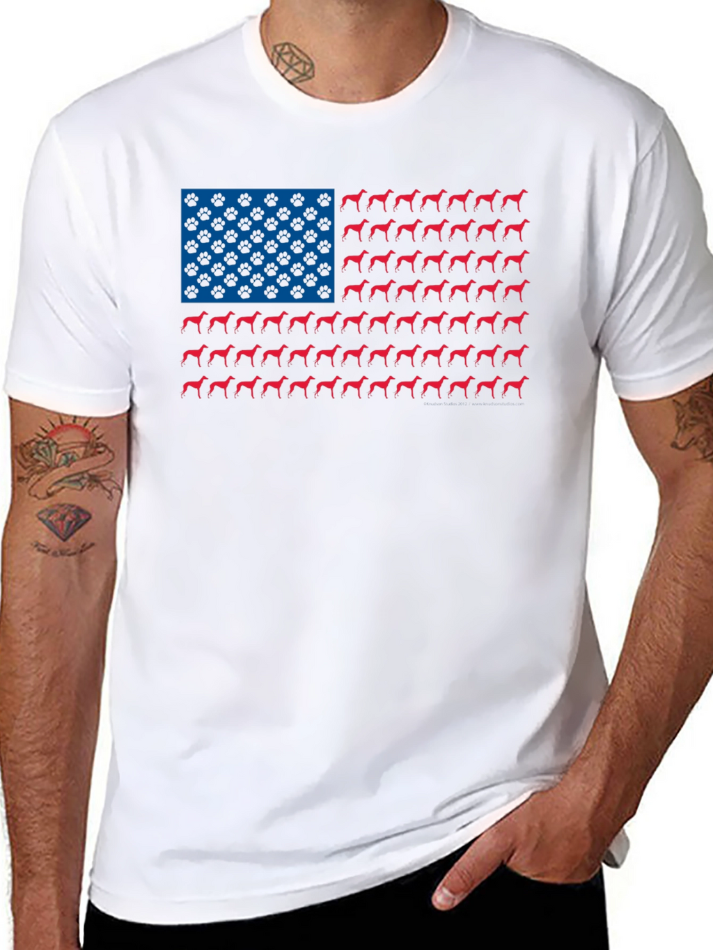 Patriotic Dog Lover T-Shirt