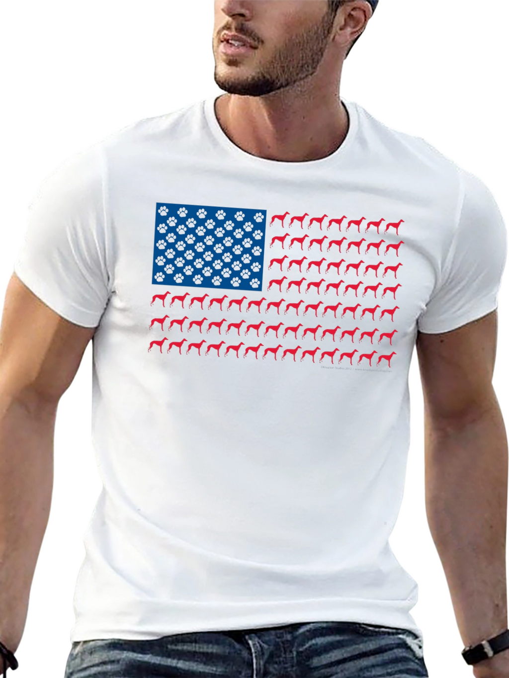 Patriotic Dog Lover T-Shirt