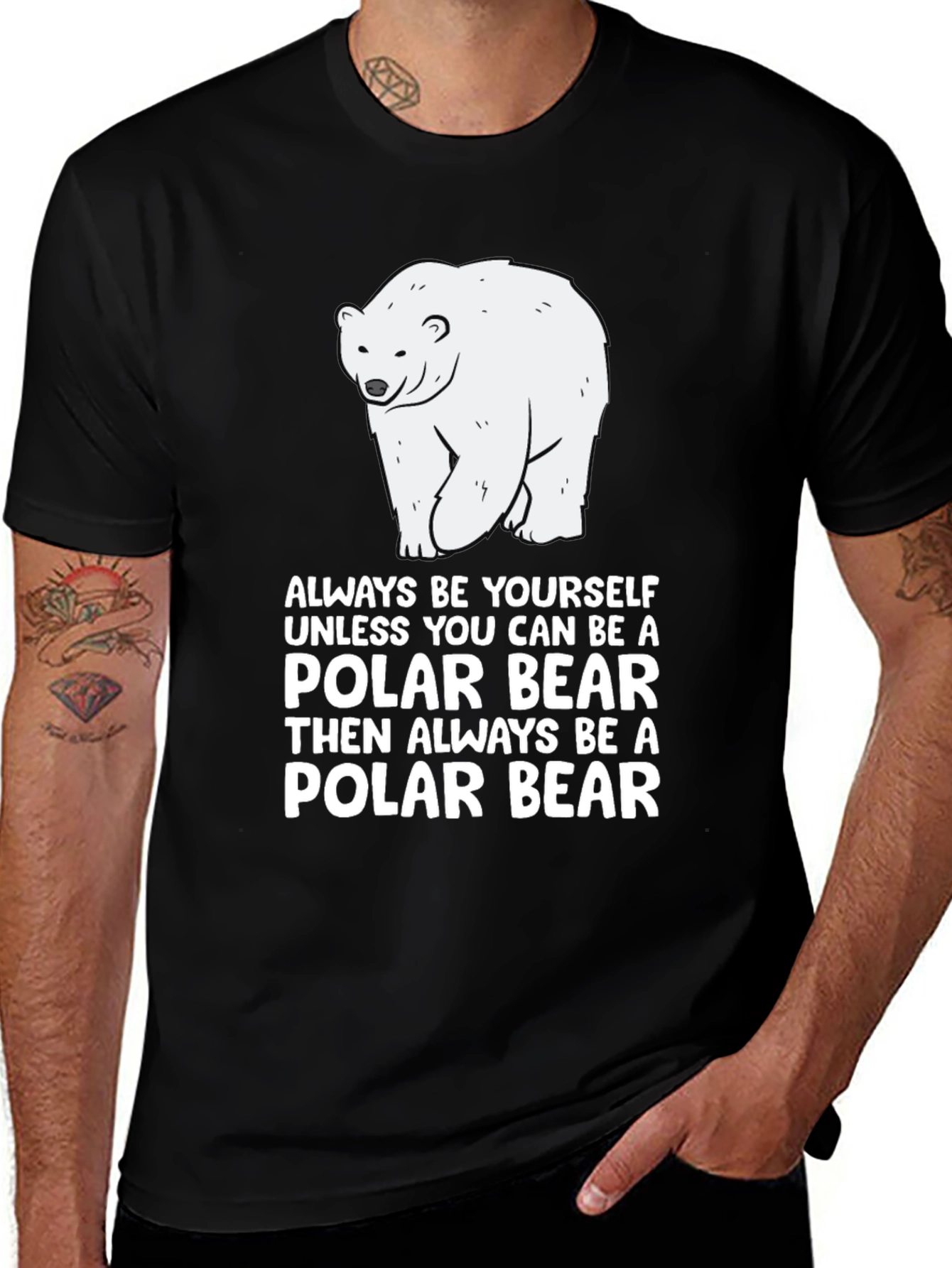 Polar Bear T-Shirt - Always Be Yourself
