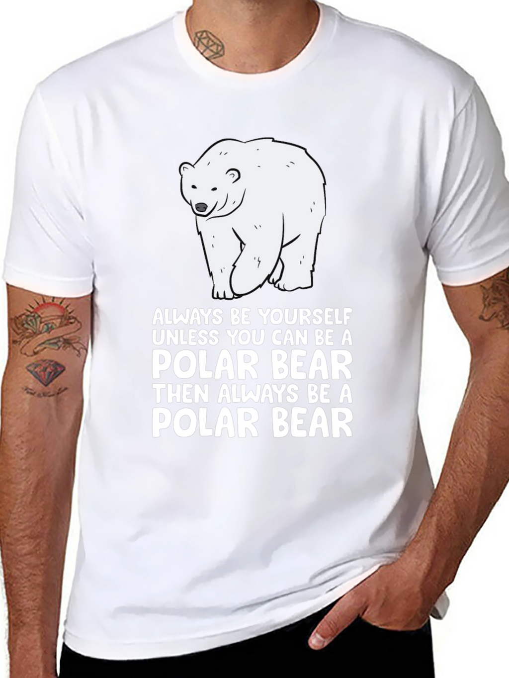 Polar Bear T-Shirt - Always Be Yourself