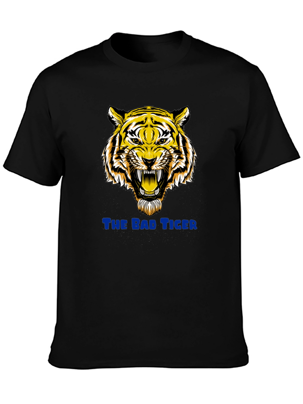 Bad Tiger Graphic Black T-Shirt