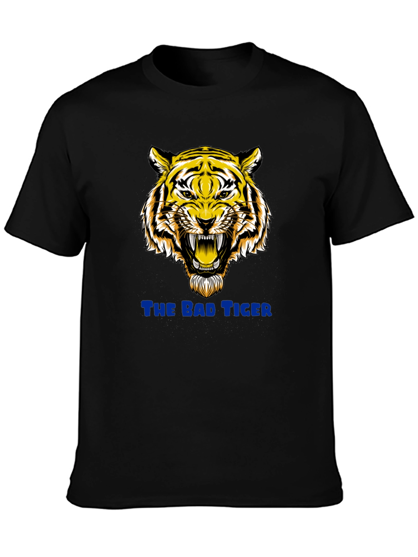 Bad Tiger Graphic Black T-Shirt
