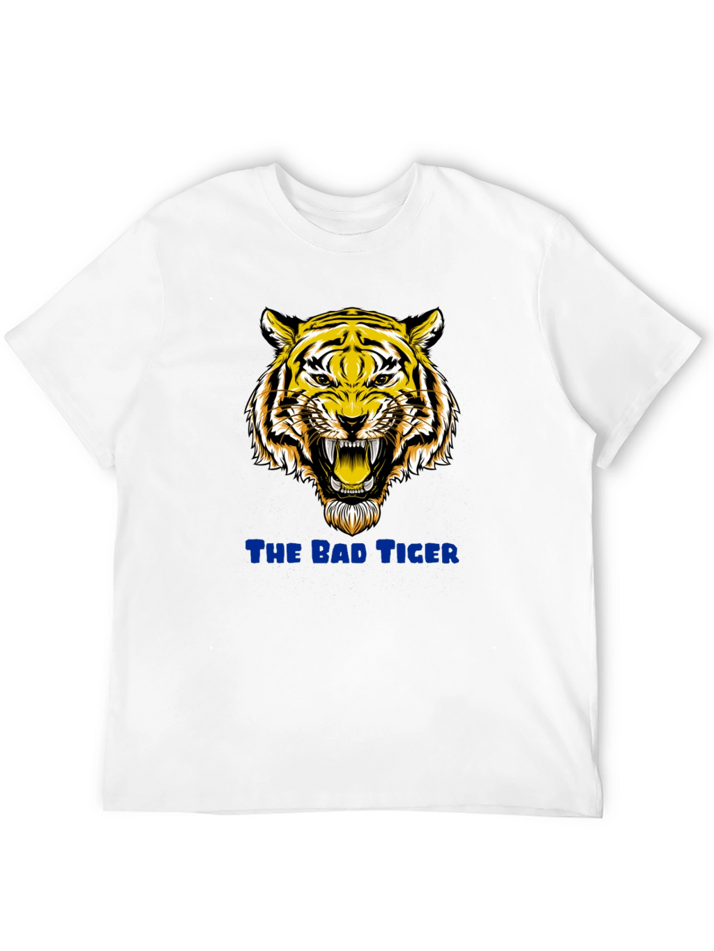 Bad Tiger Graphic Black T-Shirt