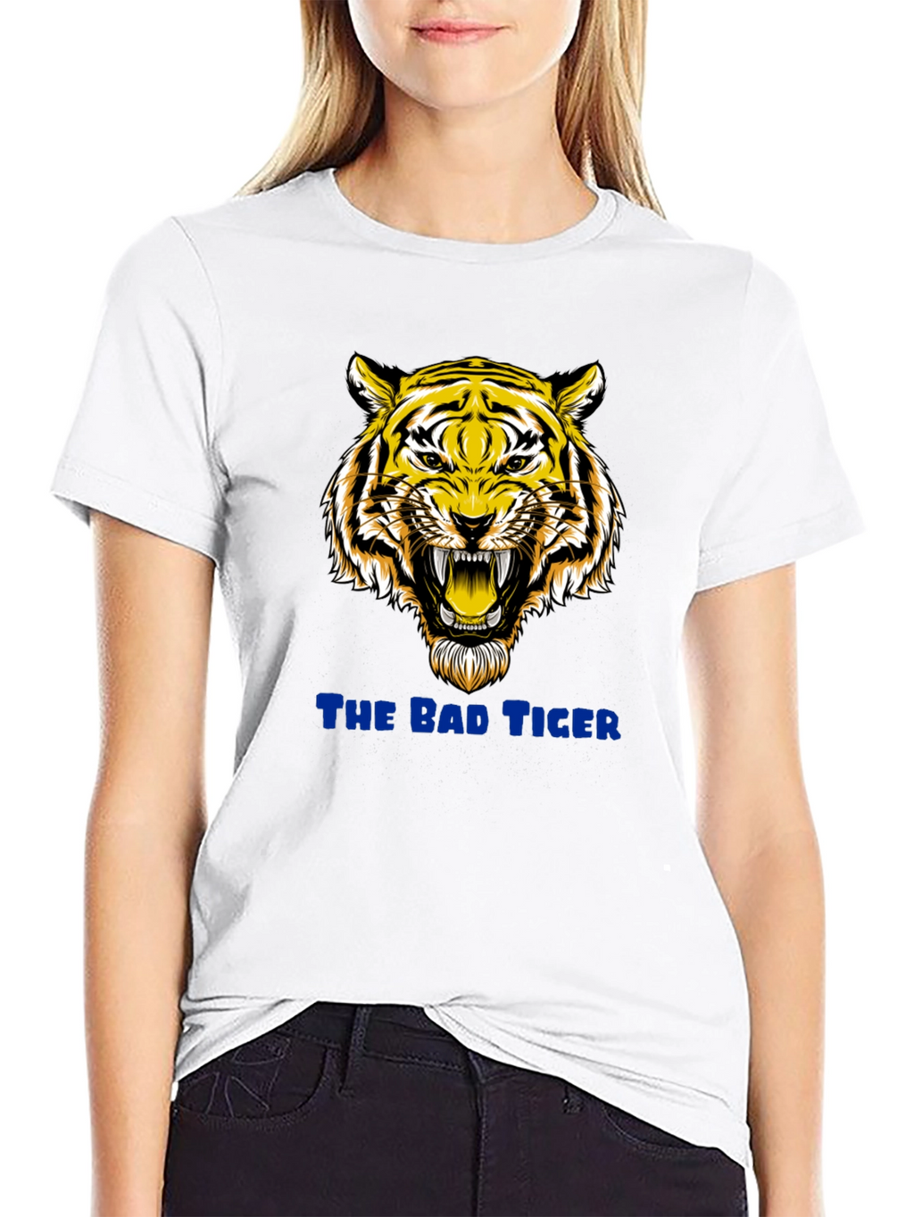 Bad Tiger Graphic Black T-Shirt