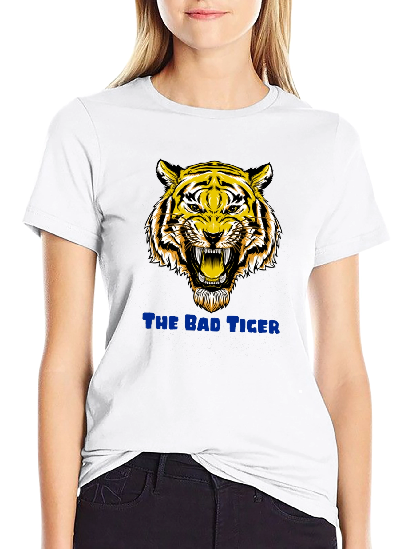 Bad Tiger Graphic Black T-Shirt