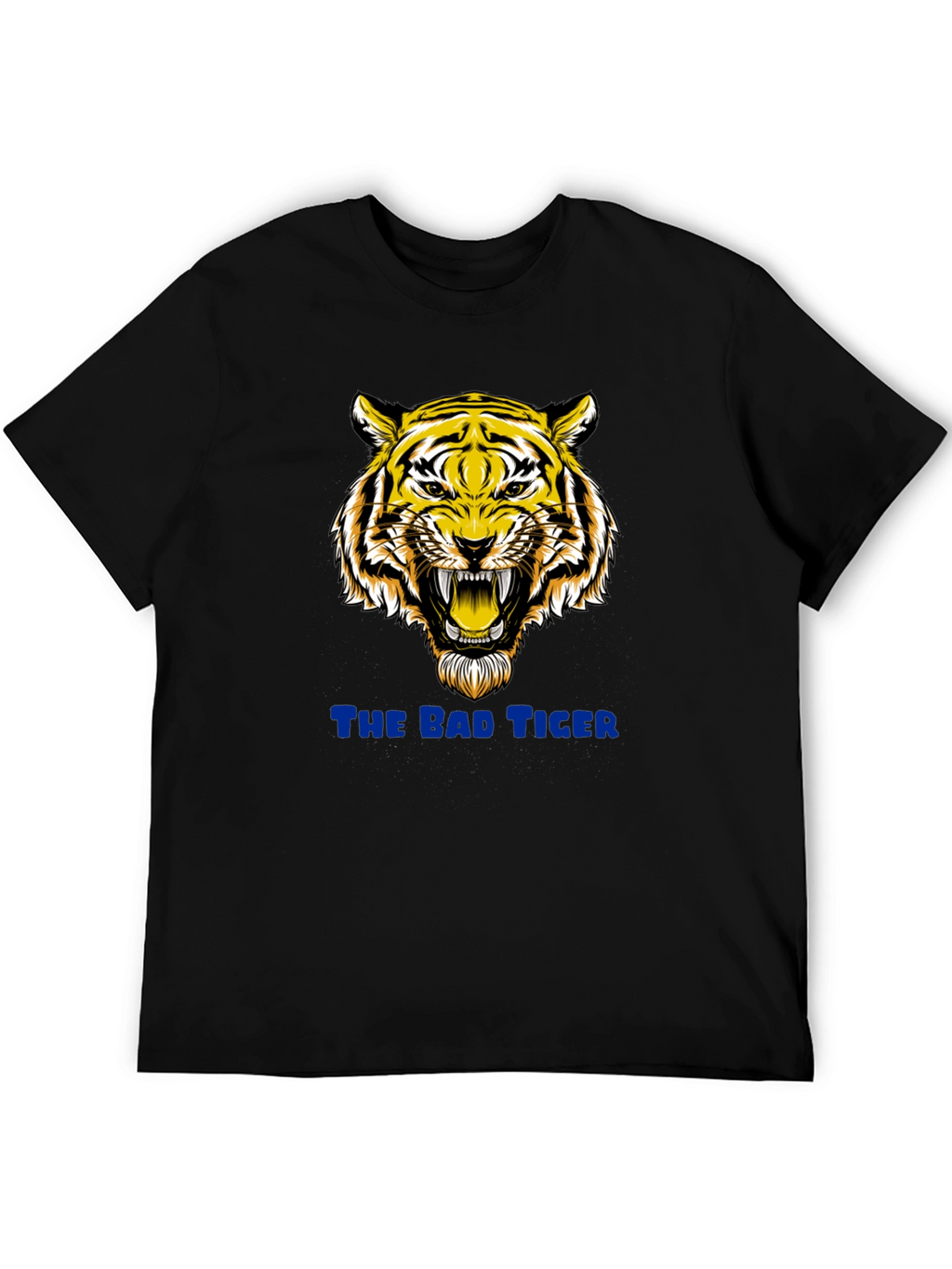 Bad Tiger Graphic Black T-Shirt