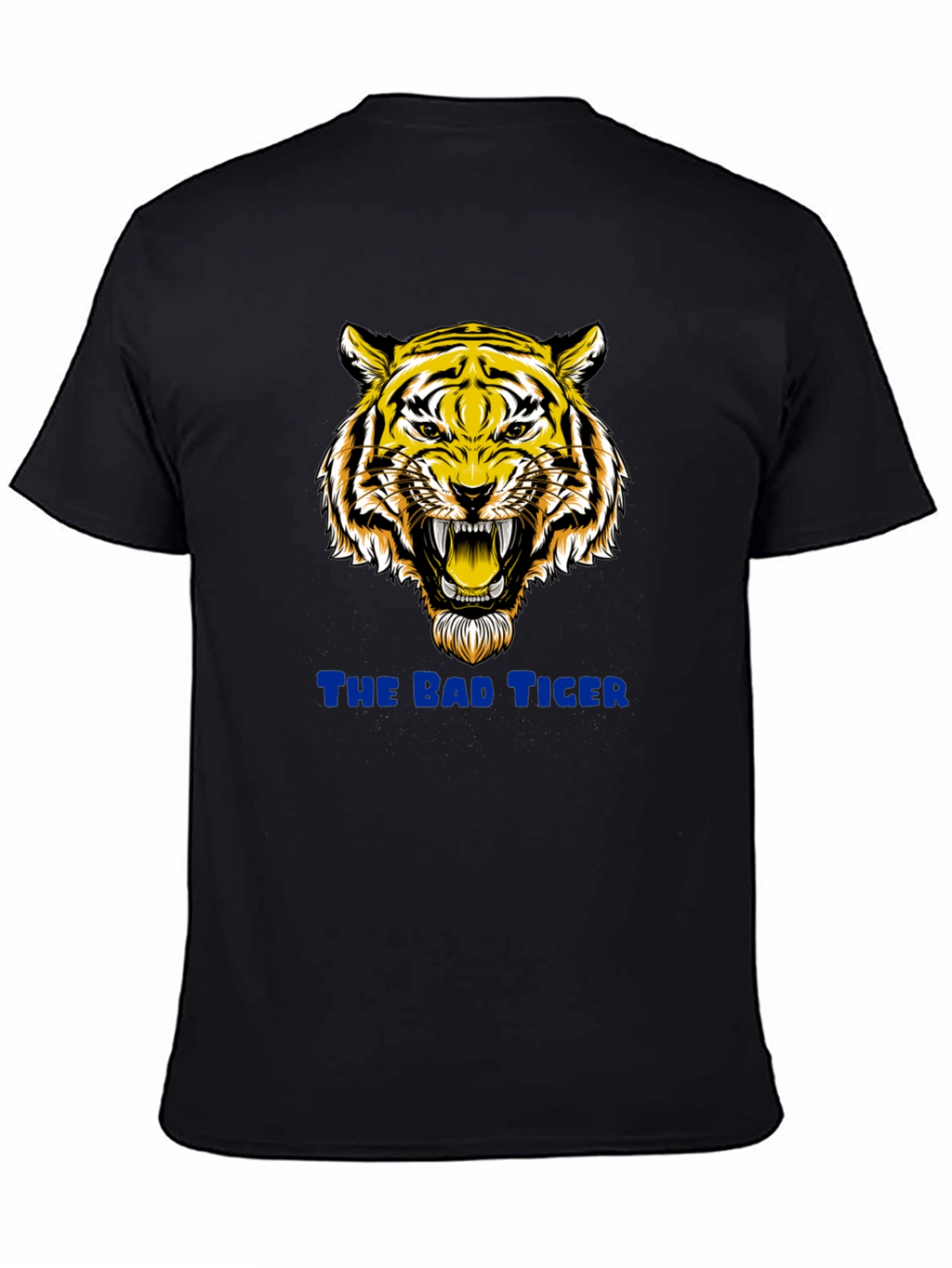 Bad Tiger Graphic Black T-Shirt
