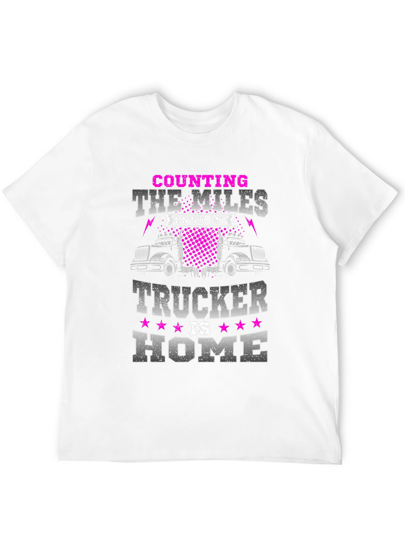 Counting The Miles Trucker T-Shirt