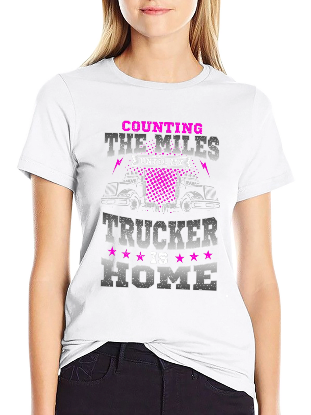 Counting The Miles Trucker T-Shirt
