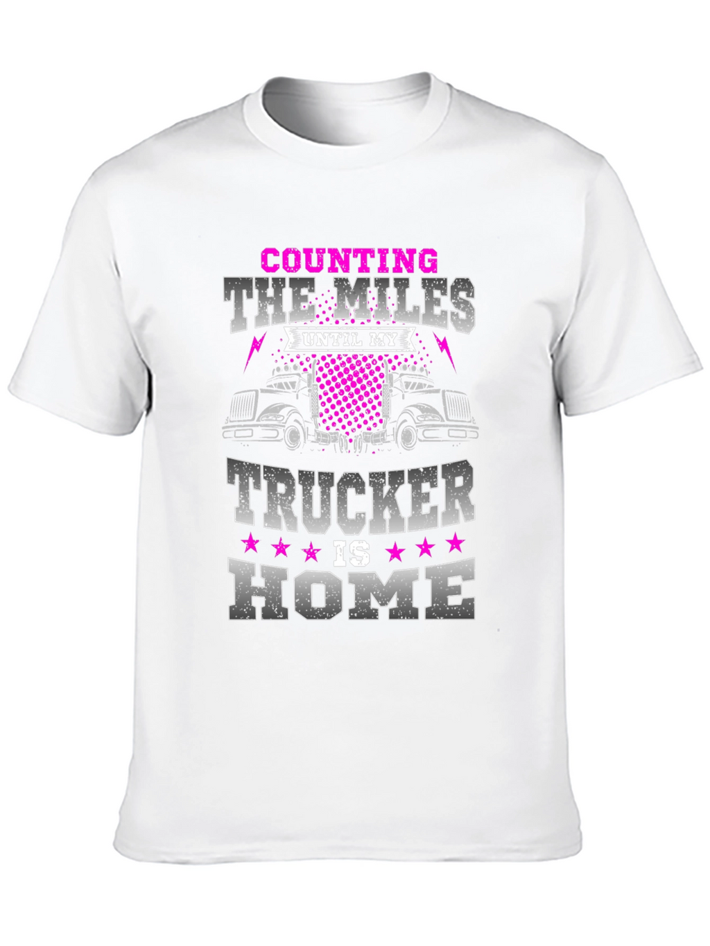 Counting The Miles Trucker T-Shirt