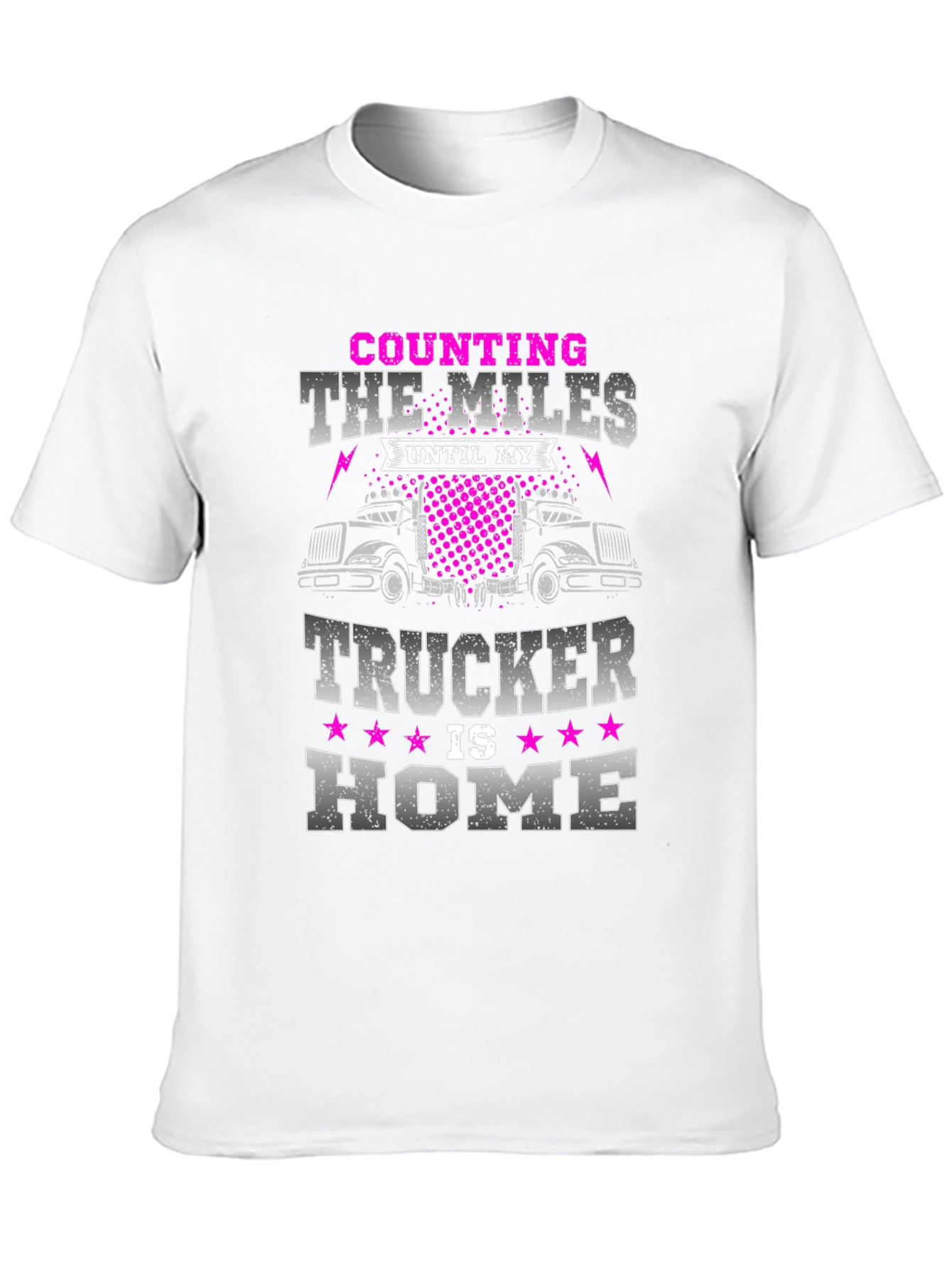 Counting The Miles Trucker T-Shirt