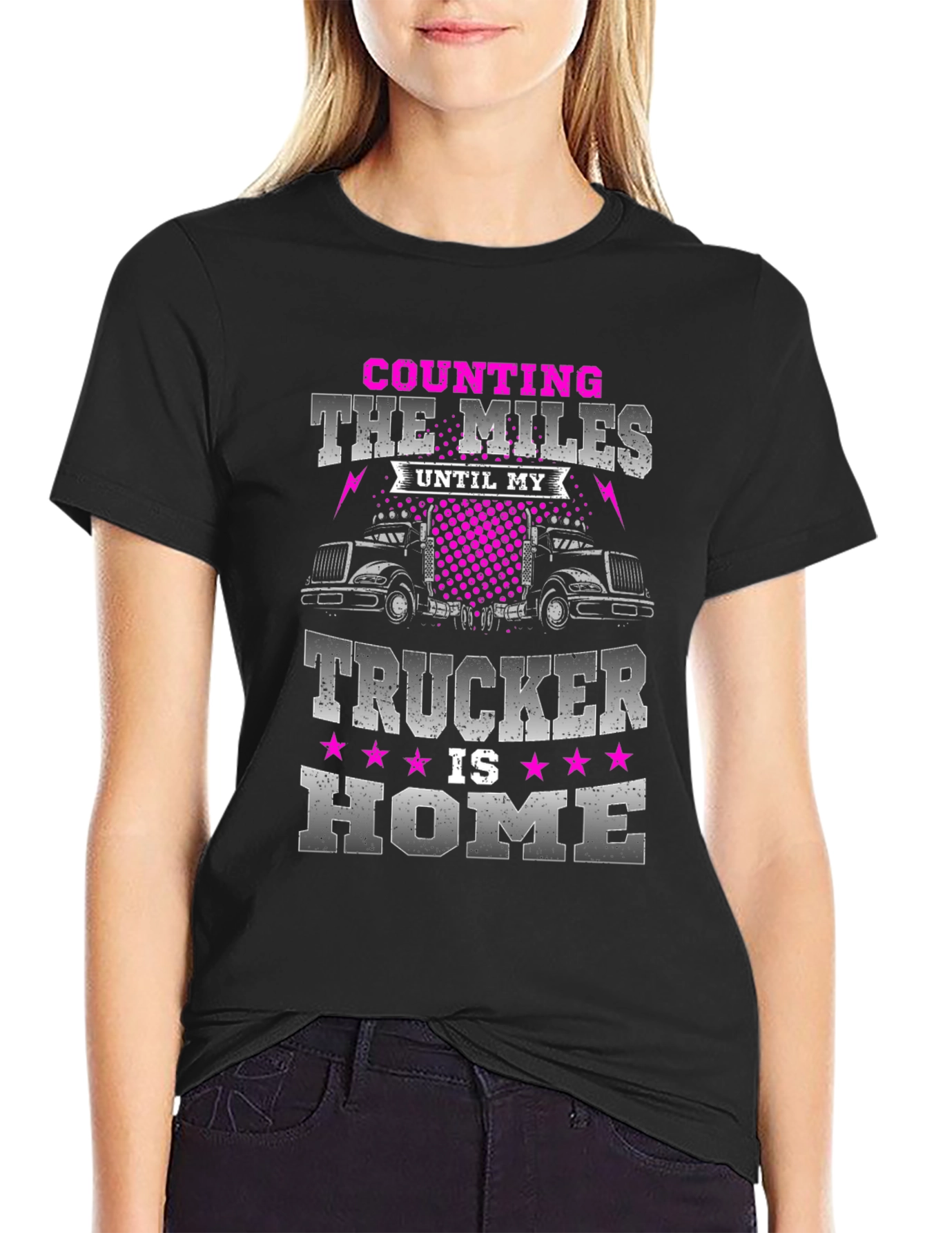 Counting The Miles Trucker T-Shirt