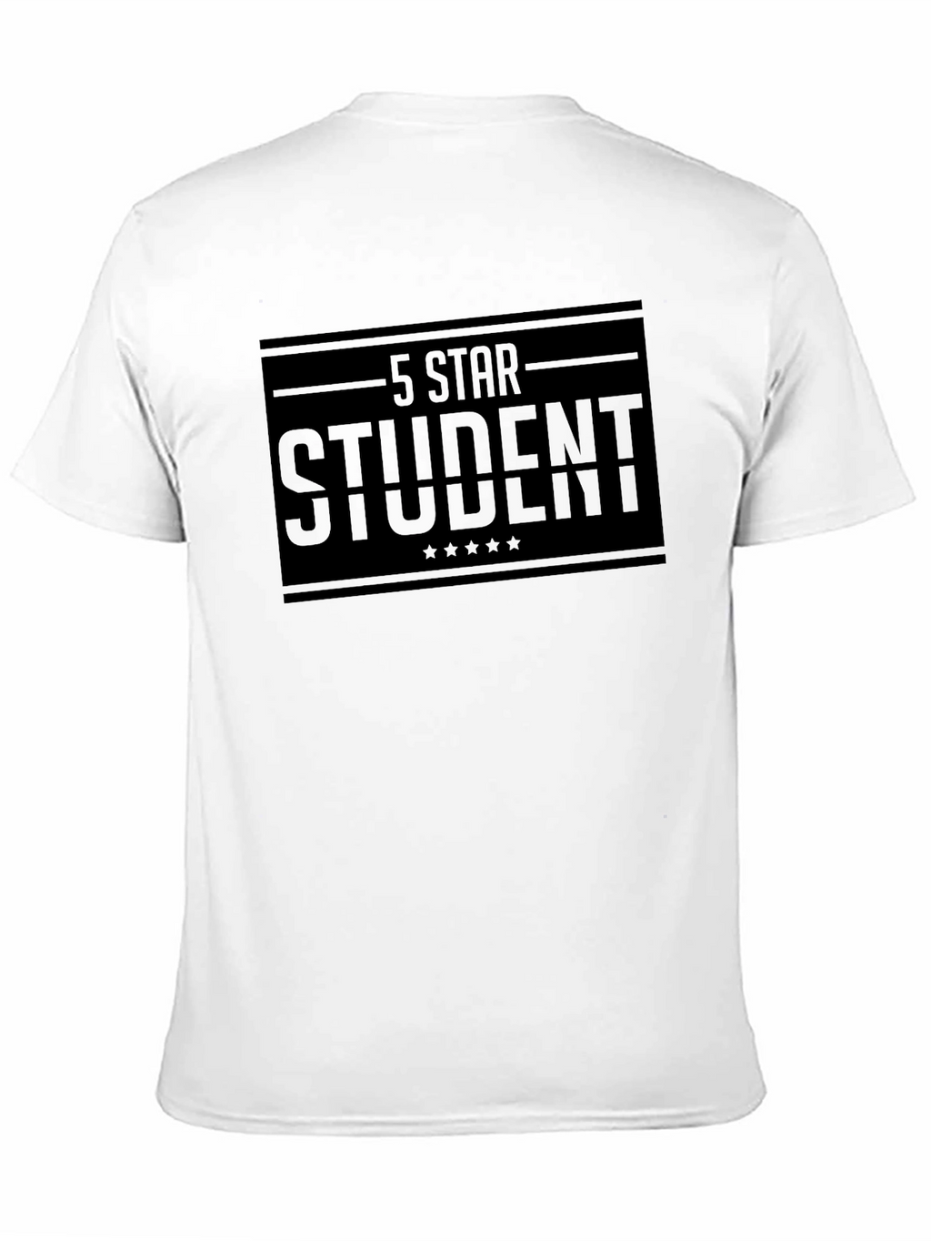 5 Star Student Black T-Shirt