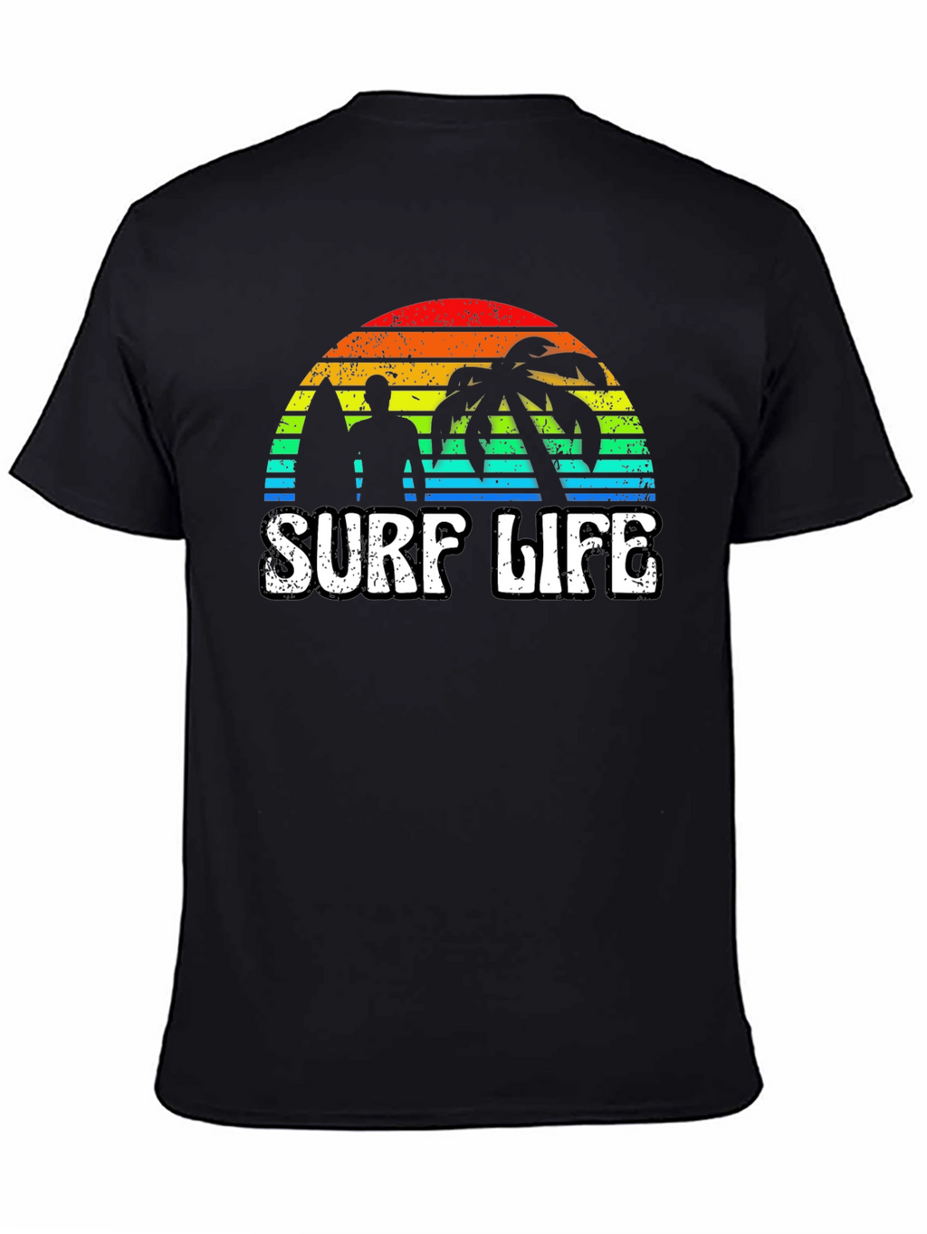 Surf Life T-Shirt - Retro Sunset Beach Graphic Tee