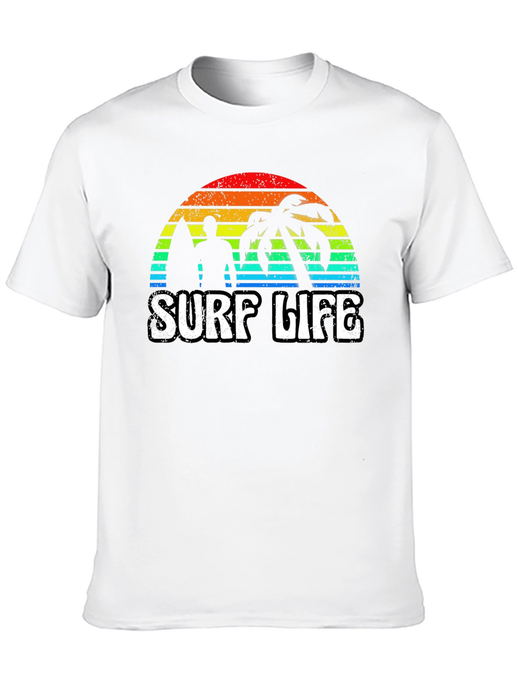 Surf Life T-Shirt - Retro Sunset Beach Graphic Tee