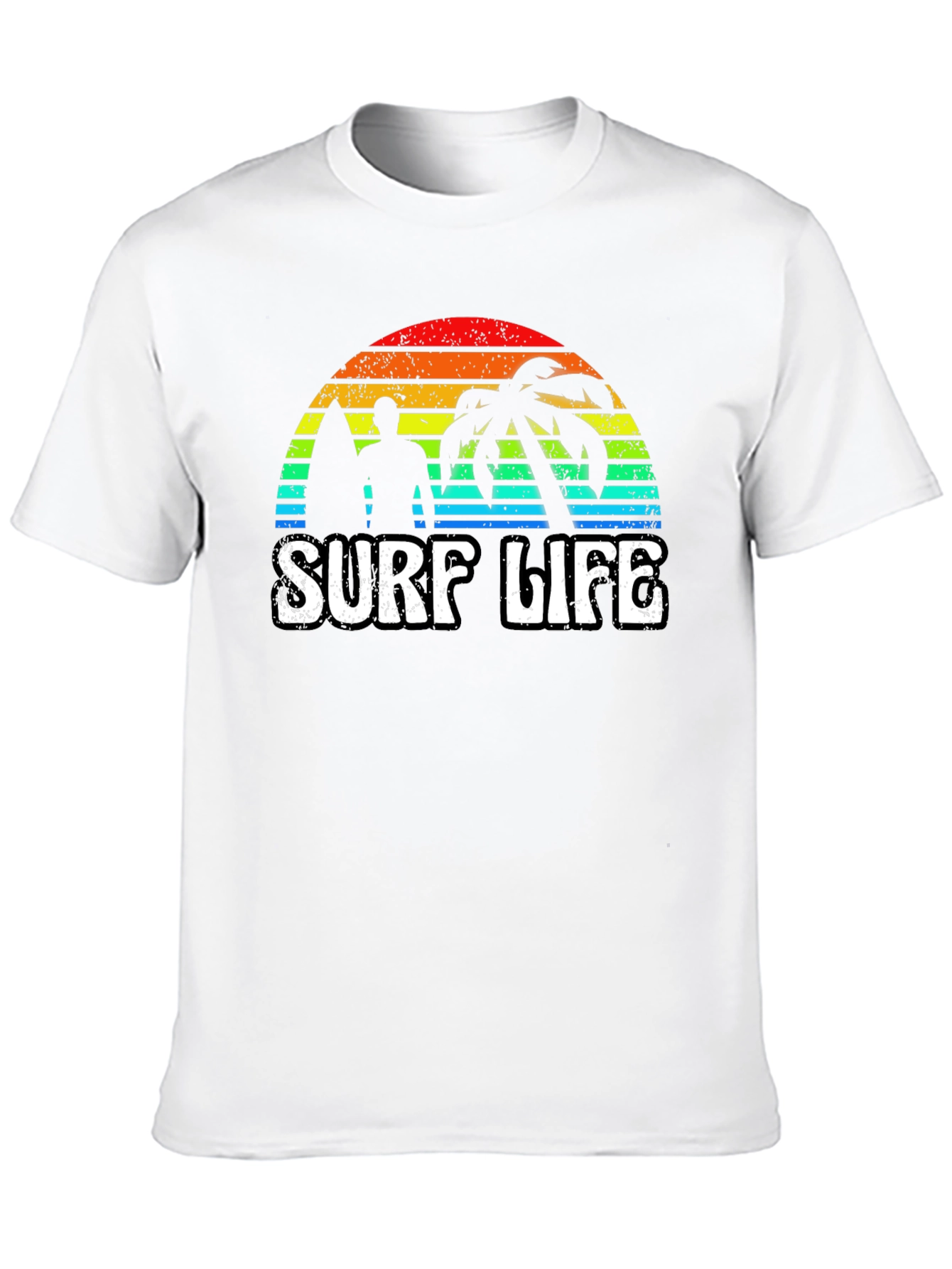 Surf Life T-Shirt - Retro Sunset Beach Graphic Tee