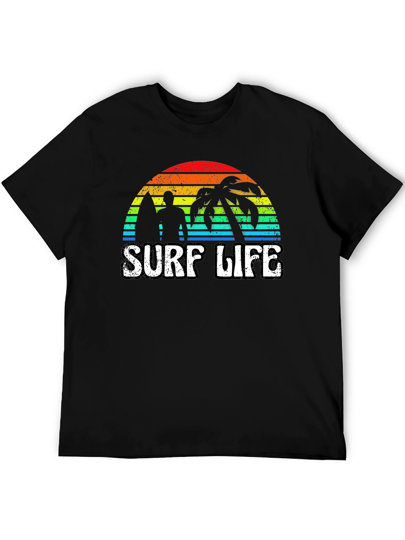 Surf Life T-Shirt - Retro Sunset Beach Graphic Tee