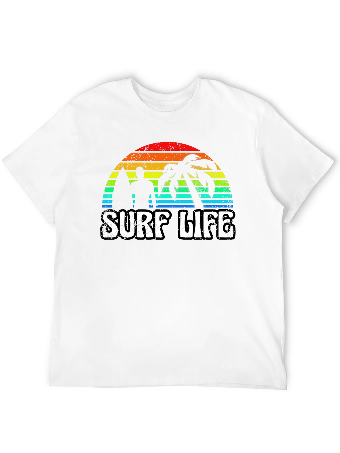 Surf Life T-Shirt - Retro Sunset Beach Graphic Tee