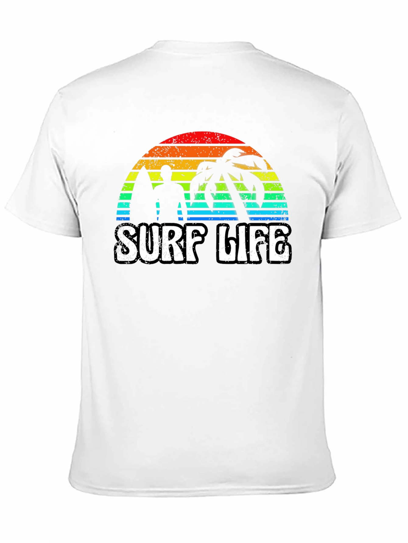 Surf Life T-Shirt - Retro Sunset Beach Graphic Tee
