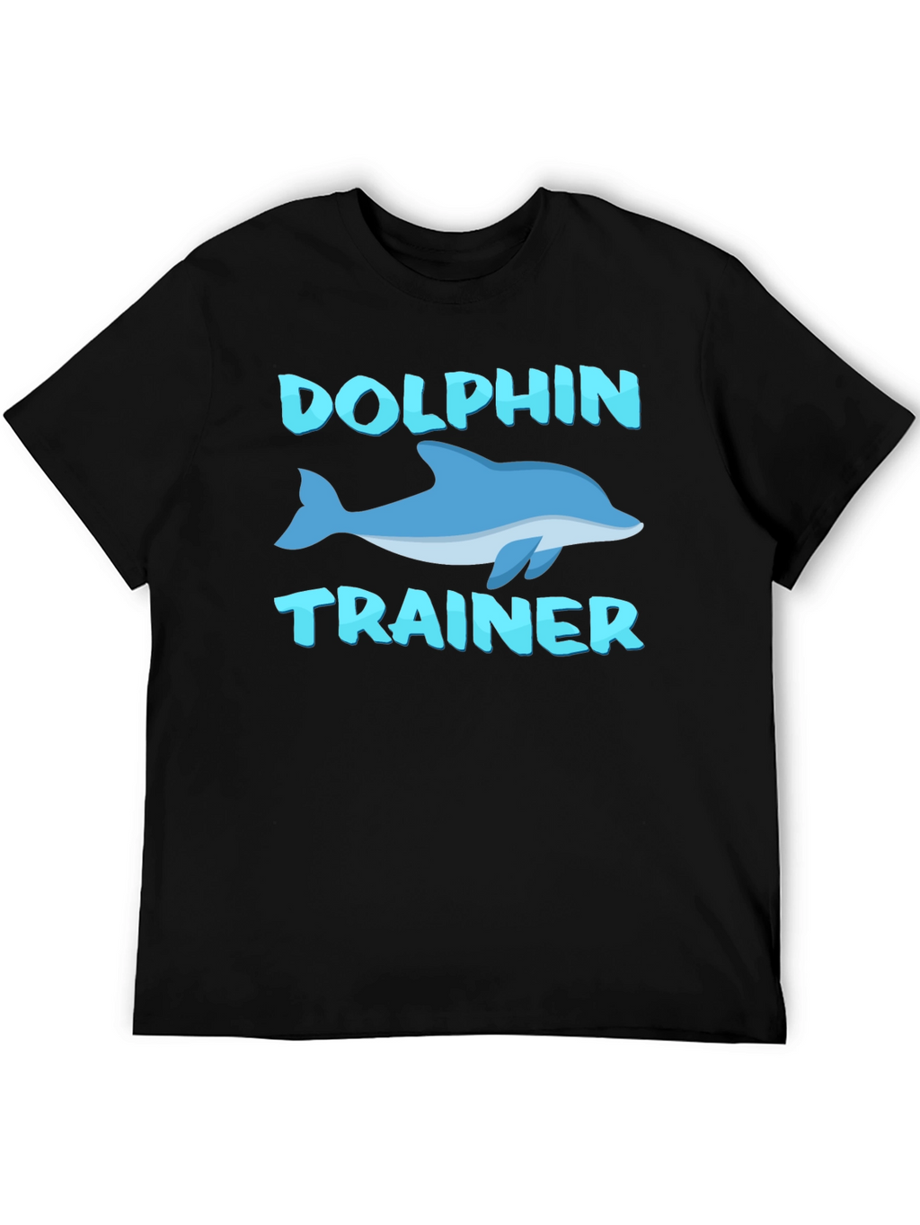 Dolphin Trainer Graphic Tee - Black
