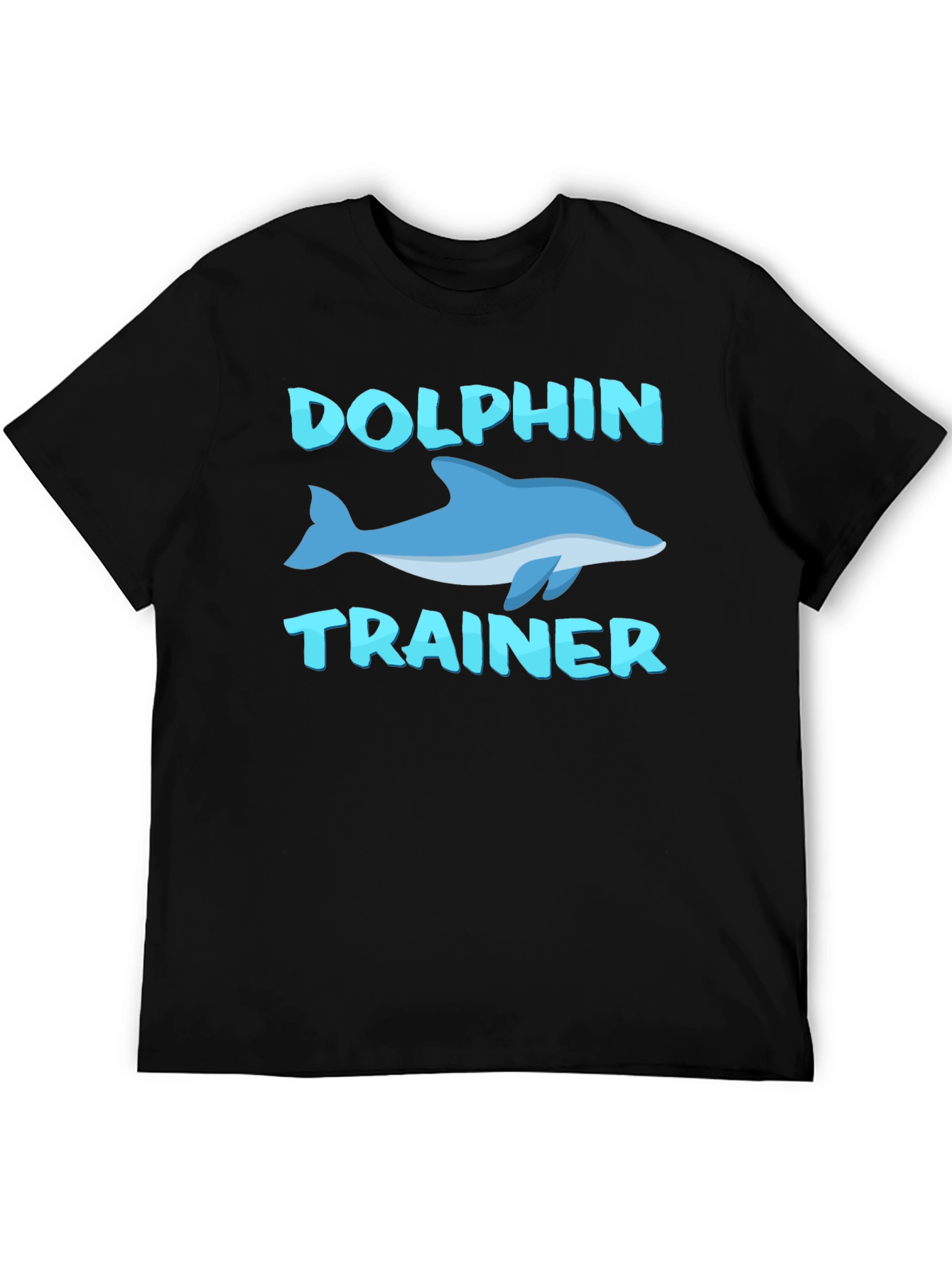 Dolphin Trainer Graphic Tee - Black