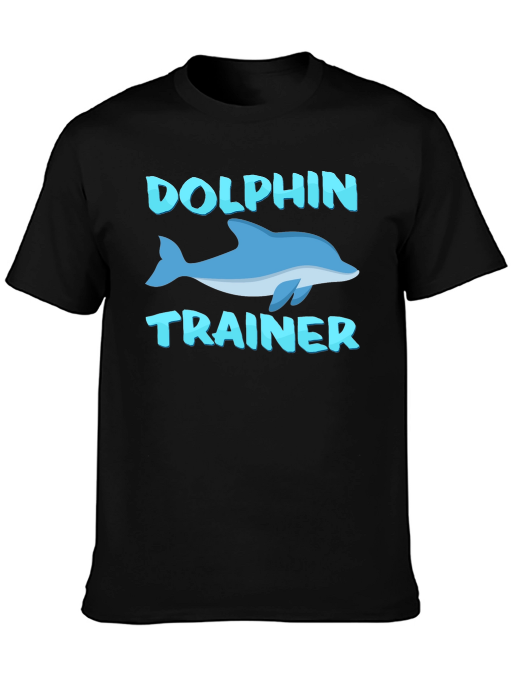 Dolphin Trainer Graphic Tee - Black