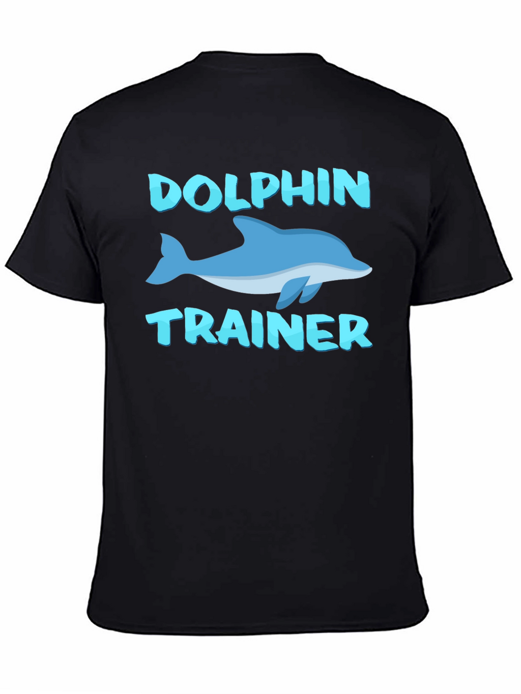 Dolphin Trainer Graphic Tee - Black