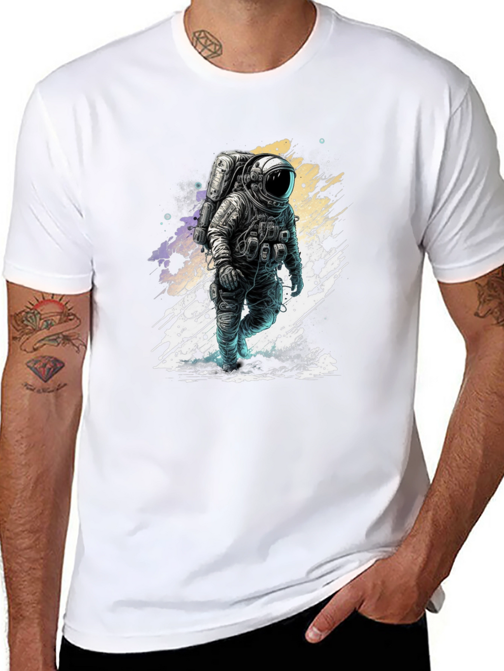 Astronaut Graphic T-Shirt - Space Explorer Tee