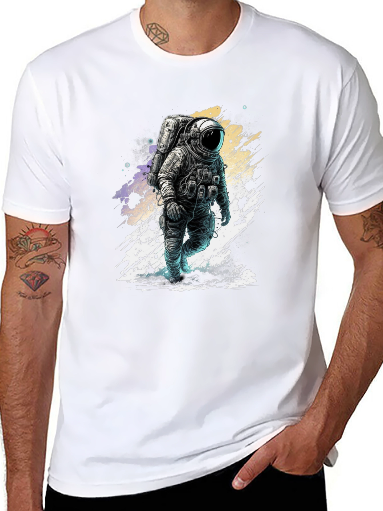 Astronaut Graphic T-Shirt - Space Explorer Tee