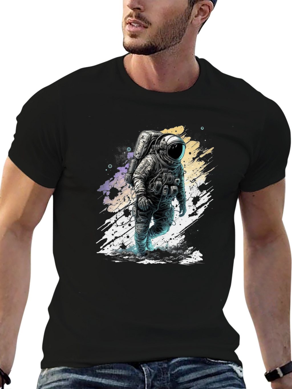 Astronaut Graphic T-Shirt - Space Explorer Tee