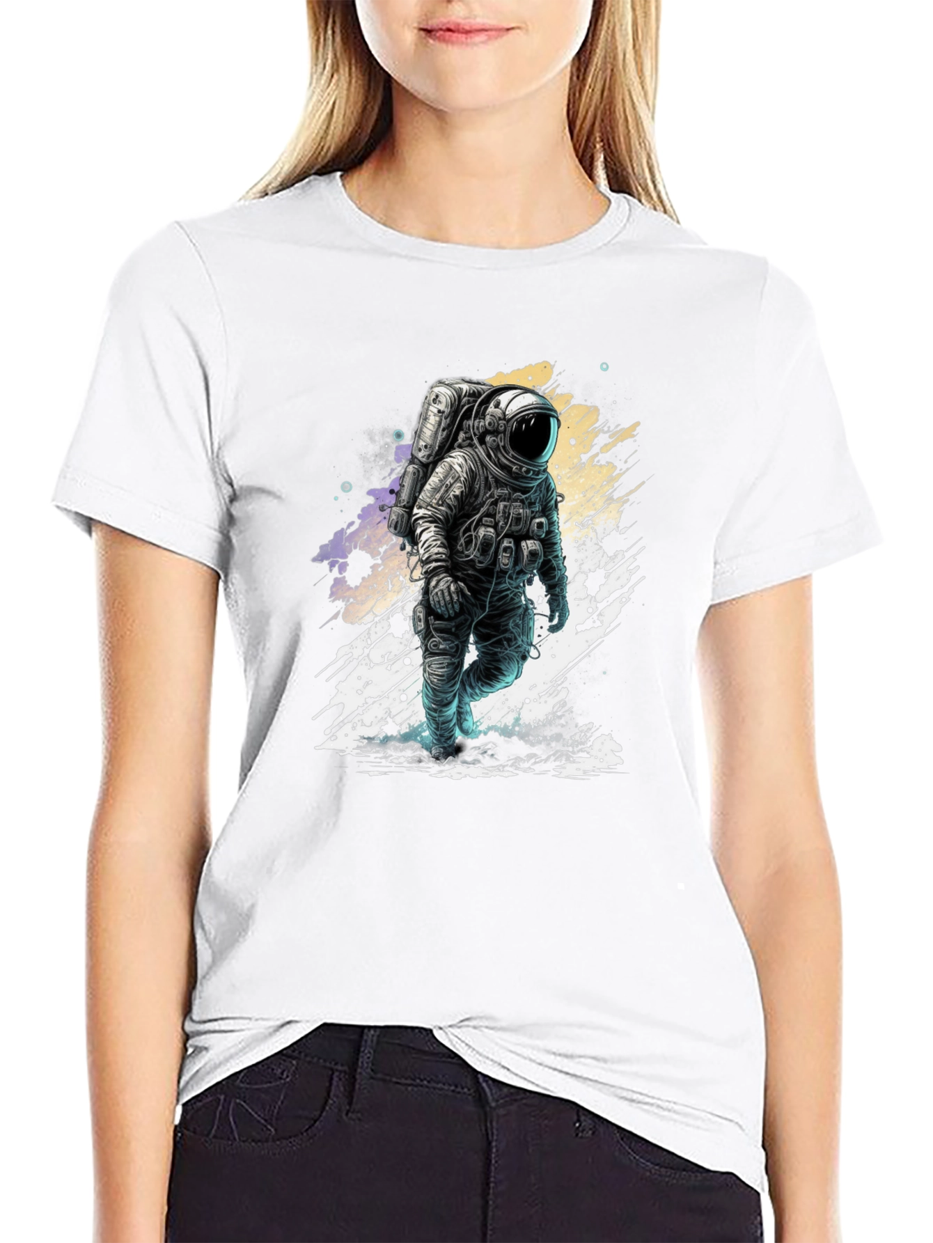 Astronaut Graphic T-Shirt - Space Explorer Tee