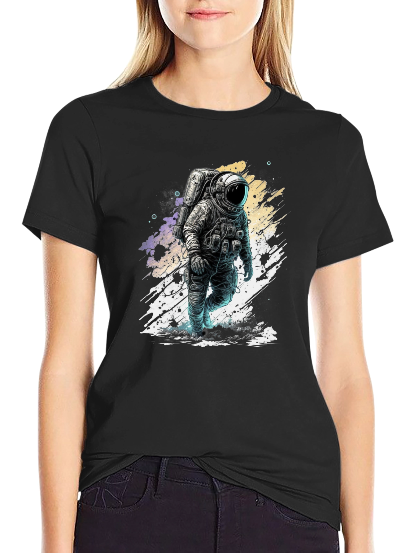 Astronaut Graphic T-Shirt - Space Explorer Tee