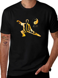 Martial Arts Yin Yang Graphic T-Shirt