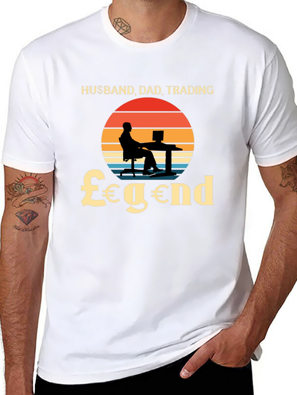 Husband Dad Trading Legend T-Shirt