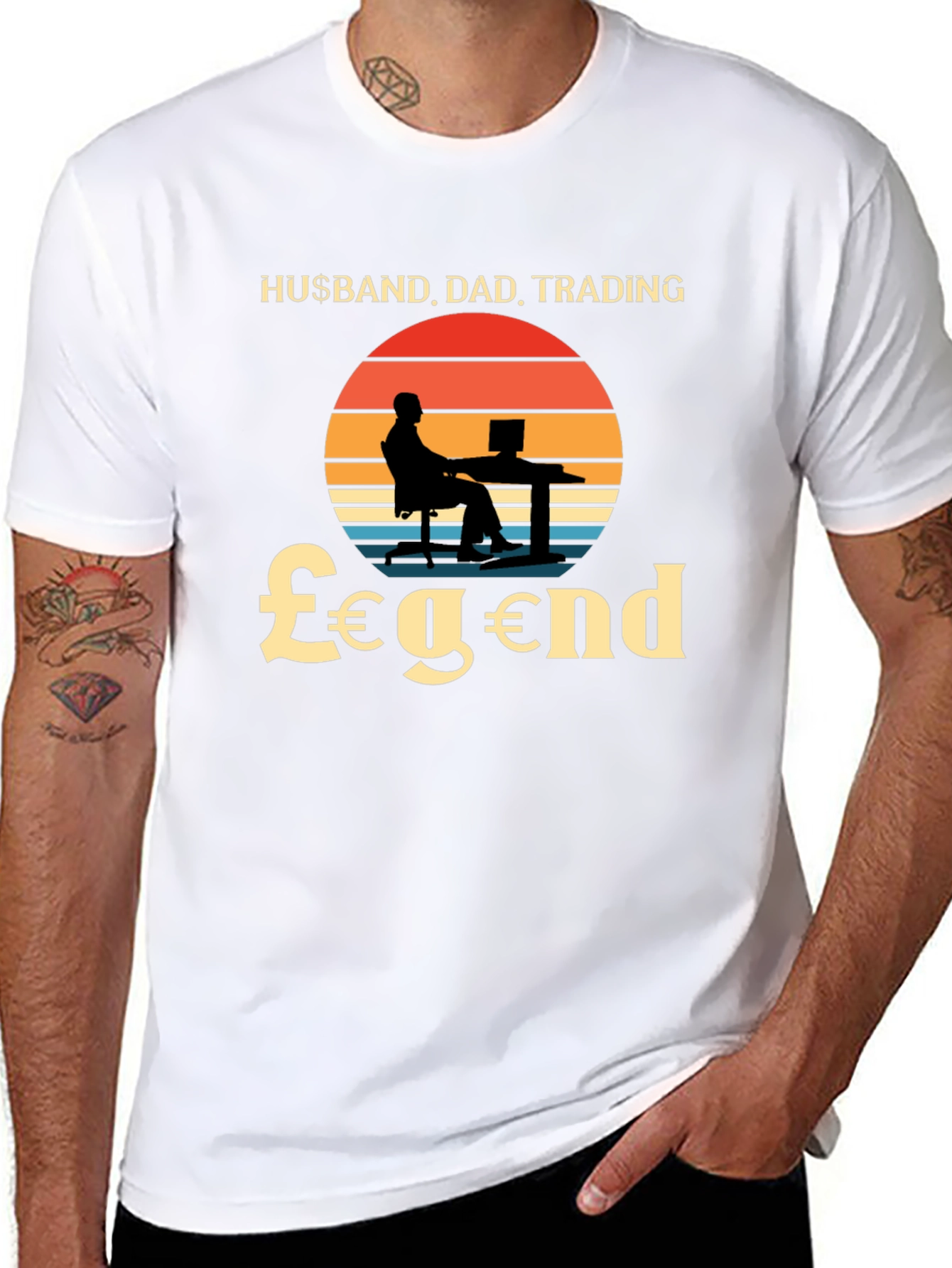 Husband Dad Trading Legend T-Shirt